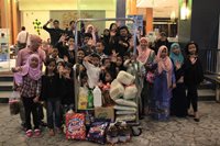 Hotel Granada Johor Bahru donated several daily necessities for both homes